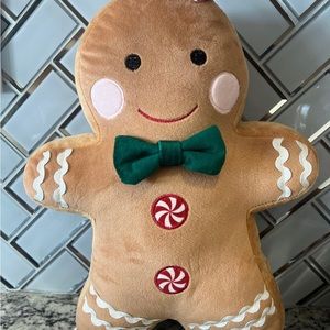 Gingerbread decorative pillow